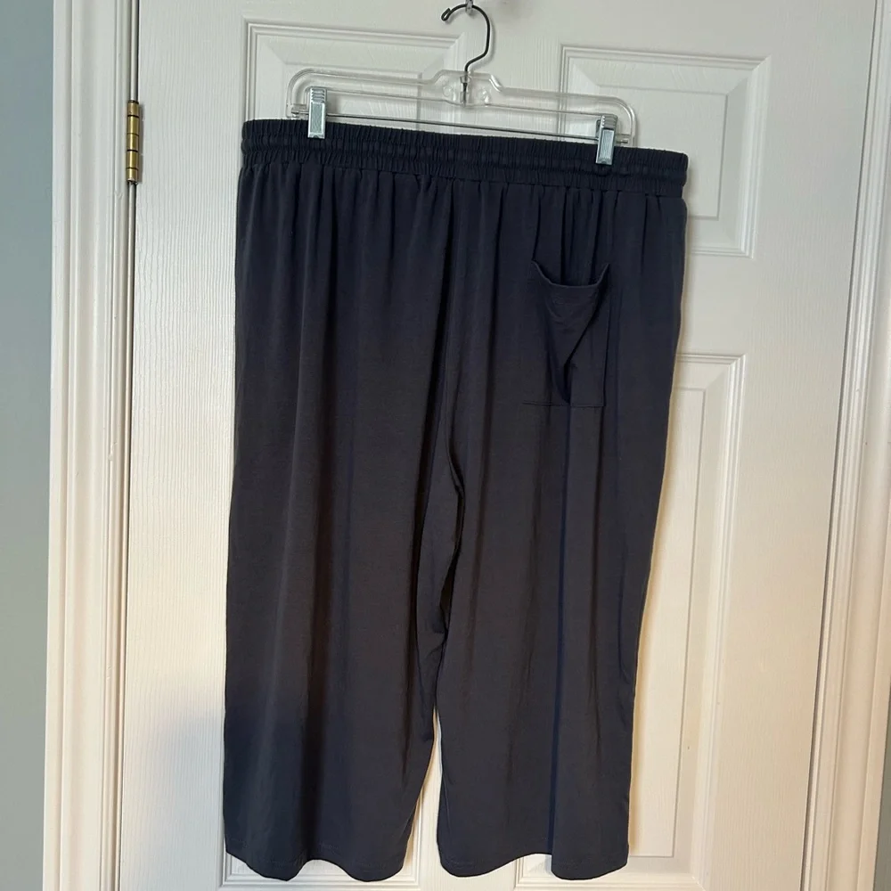 [SET OF 2] Athletic Works XXL Black Lounge Shorts | Plus Size 18-20 - Picture 3 of 10